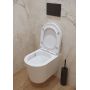 Mito Mesta miska WC z deską wolnoopadającą wisząca bez kołnierza ze spłukiwaniem wirowym biały połysk S4037-001 zdj.6