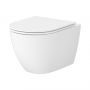Mito Lider miska WC z deską wolnoopadającą wisząca bez kołnierza ze spłukiwaniem wirowym biały połysk S4039-001 zdj.1