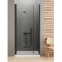 New Trendy New Soleo Black drzwi prysznicowe 120 cm składane lewe czarny mat/szkło przezroczyste D-0227A zdj.1