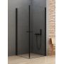 New Trendy New Soleo Black kabina prysznicowa 90x100 cm prostokątna czarny mat/szkło przezroczyste D-0231A/D-0232A zdj.1