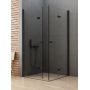 New Trendy New Soleo Black kabina prysznicowa 70x90 cm prostokątna czarny mat/szkło przezroczyste D-0233A/D-0239A zdj.1