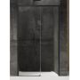 New Trendy Prime Black drzwi prysznicowe 150 cm rozsuwane prawe czarny mat/szkło przezroczyste D-0327A zdj.1