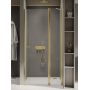 New Trendy New Soleo Light Gold drzwi prysznicowe 90 cm uchylne złoty połysk/szkło przezroczyste D-0482A zdj.1