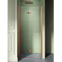 New Trendy New Soleo Copper Brushed drzwi prysznicowe 100 cm składane miedź szczotkowana/szkło przezroczyste D-0505A zdj.1