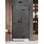 New Trendy Avexa Black drzwi prysznicowe 120 cm uchylne prawe czarny mat/szkło przezroczyste EXK-1555 zdj.1
