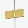 New Trendy Avexa Gold Brushed kabina prysznicowa 90x110 cm prostokątna prawa złoty szczotkowany/szkło przezroczyste EXK-1749 zdj.7