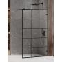 New Trendy Avexa Black ścianka prysznicowa walk-in 70 cm czarny mat/szkło przezroczyste EXK-2020 zdj.1