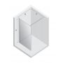 New Trendy New Modus White ścianka prysznicowa walk-in 130 cm biały mat/szkło przezroczyste EXK-2207 zdj.2
