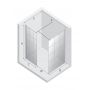 New Trendy New Modus White kabina prysznicowa walk-in 130x90 cm prostokątna biały mat/szkło ze wzorem EXK-2304 zdj.2