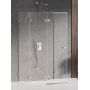 New Trendy Avexa kabina prysznicowa 80x90 cm prostokątna lewa chrom/szkło przezroczyste EXK-2445 zdj.1