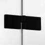 New Trendy Avexa Black kabina prysznicowa 80x80 cm kwadratowa prawa czarny mat/szkło przezroczyste EXK-2566 zdj.4
