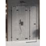 New Trendy Avexa Black kabina prysznicowa 80x70 cm prostokątna lewa czarny mat/szkło przezroczyste EXK-2595 zdj.1