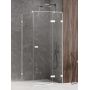 New Trendy Avexa White kabina prysznicowa 90x80 cm prostokątna prawa biały mat/szkło przezroczyste EXK-2738 zdj.1