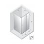 New Trendy Avexa White kabina prysznicowa 90x80 cm prostokątna prawa biały mat/szkło przezroczyste EXK-2738 zdj.2