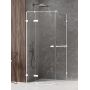 New Trendy Avexa White kabina prysznicowa 90x80 cm prostokątna lewa biały mat/szkło przezroczyste EXK-2763 zdj.1