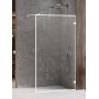 New Trendy Avexa White ścianka prysznicowa walk-in 120 cm biały mat/szkło przezroczyste EXK-2997 zdj.1
