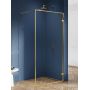 New Trendy Avexa Gold Brushed ścianka prysznicowa walk-in 70 cm złoty szczotkowany/szkło przezroczyste EXK-3132 zdj.1
