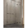 New Trendy Avexa kabina prysznicowa 110x70 cm prostokątna prawa gunmetal szczotkowany/szkło przezroczyste EXK-3306 zdj.1