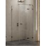 New Trendy Avexa kabina prysznicowa 90x120 cm prostokątna prawa gunmetal szczotkowany/szkło przezroczyste EXK-3359 zdj.1
