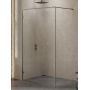 New Trendy Avexa Walk-In ścianka prysznicowa 100 cm wolnostojąca gunmetal szczotkowany/szkło przezroczyste EXK-3512 zdj.1