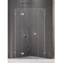 New Trendy Avexa kabina prysznicowa 80x80 cm chrom lewa połysk/szkło przezroczyste EXK-3884 zdj.1