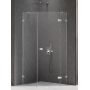 New Trendy Avexa kabina prysznicowa 100x80 cm pięciokątna prawa chrom/szkło przezroczyste EXK-3892 zdj.1
