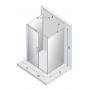 New Trendy Smart kabina prysznicowa 100x90 cm prostokątna chrom połysk/szkło przezroczyste EXK-4071 zdj.2