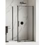 New Trendy Smart Black kabina prysznicowa 130x120 cm prostokątna czarny mat/szkło przezroczyste EXK-4143 zdj.1