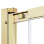 New Trendy Smart Light Gold kabina prysznicowa 120x80 cm prostokątna złoty połysk/szkło przezroczyste EXK-4238 zdj.6