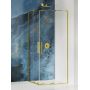 New Trendy Smart Light Gold kabina prysznicowa 80x100 cm prostokątna jasnozłoty/szkło przezroczyste EXK-4265 zdj.1