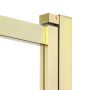 New Trendy Smart Light Gold kabina prysznicowa 130x100 cm prostokątna przyścienna jasnozłoty/szkło przezroczyste EXK-4289 zdj.8