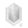 New Trendy Eventa kabina prysznicowa 110x70 cm prostokątna lewa chrom połysk/szkło przezroczyste EXK-4486 zdj.2