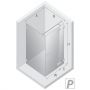 New Trendy Eventa kabina prysznicowa 120x110 cm prostokątna prawa chrom połysk/szkło przezroczyste EXK-4526 zdj.2