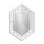 New Trendy Eventa kabina prysznicowa 90x90 cm kwadratowa chrom połysk/szkło przezroczyste EXK-4534 zdj.2