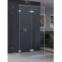 New Trendy Eventa kabina prysznicowa 100x80 cm prostokątna lewa chrom połysk/szkło przezroczyste EXK-4583 zdj.1