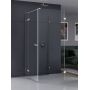 New Trendy Eventa kabina prysznicowa 90x80 cm prostokątna lewa chrom/szkło przezroczyste EXK-4597 zdj.1