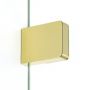 New Trendy Eventa Gold Shine kabina prysznicowa 150x80 cm prostokątna prawa złoty połysk/szkło przezroczyste EXK-4779 zdj.3