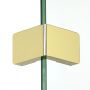 New Trendy Eventa Gold Shine kabina prysznicowa 120x80 cm prostokątna lewa złoty połysk/szkło przezroczyste EXK-4810 zdj.7