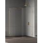 New Trendy Eventa Gold Shine kabina prysznicowa walk-in 140x80 cm prostokątna złoty połysk/szkło przezroczyste EXK-4872 zdj.1