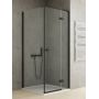 New Trendy Reflexa Black kabina prysznicowa 120x110 cm prawa czarny mat/szkło przezroczyste EXK-4969 zdj.1