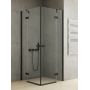 New Trendy Reflexa Black kabina prysznicowa 100x90 cm prostokątna czarny mat/szkło przezroczyste EXK-4983 zdj.1