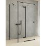 New Trendy Reflexa Black kabina prysznicowa 90x120 cm prostokątna lewa czarny mat/szkło przezroczyste EXK-5019 zdj.1
