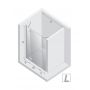 New Trendy Reflexa drzwi prysznicowe 150 cm uchylne lewe chrom połysk/szkło przezroczyste EXK-5080 zdj.2
