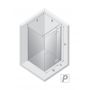 New Trendy Reflexa kabina prysznicowa 120x80 cm prostokątna prawa chrom połysk/szkło przezroczyste EXK-5153 zdj.2