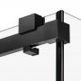 New Trendy Softi X Black kabina prysznicowa 130x110 cm prostokątna prawa czarny mat/szkło przezroczyste EXK-5412 zdj.9