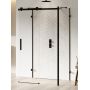 New Trendy Softi X Black kabina prysznicowa 110x80 cm prostokątna prawa czarny mat/szkło przezroczyste EXK-5432 zdj.1