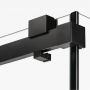 New Trendy Softi X Black kabina prysznicowa 130x80 cm prostokątna prawa czarny mat/szkło przezroczyste EXK-5444 zdj.4