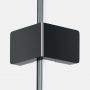 New Trendy Eventa Black Chrome kabina prysznicowa 90x100 cm prostokątna lewa chrom połysk/szkło przezroczyste EXK-6286 zdj.3