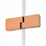 New Trendy Eventa Copper Shine kabina prysznicowa 80x110 cm prostokątna prawa miedź połysk/szkło przezroczyste EXK-6404 zdj.5