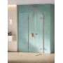 New Trendy Eventa Copper Shine kabina prysznicowa 90x100 cm prostokątna prawa miedź połysk/szkło przezroczyste EXK-6512 zdj.1